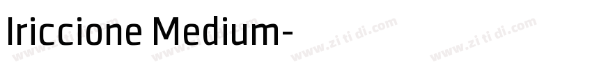 Iriccione Medium字体转换